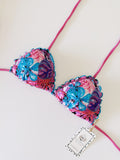 Mix Match Handmade Beaded Bikini Tops