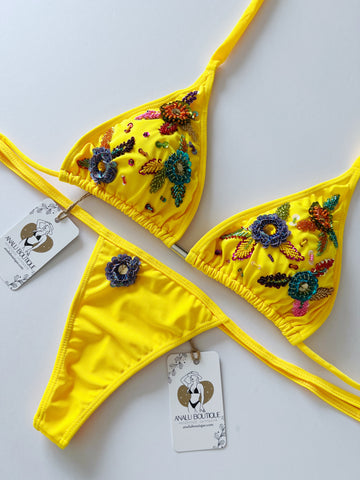 Brasilia Beaded Handmade Bikini Set